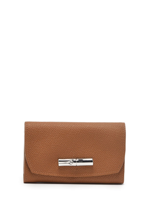 Longchamp Roseau Portefeuille Bruin